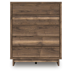 Brown / Chest of Drawers, front view - 3