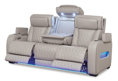 Gray, full product with footrests extended - 6