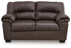 Umber, complete loveseat front view - 5