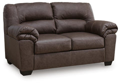 Umber, loveseat angled view - 7
