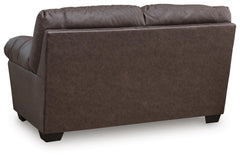 Umber, loveseat back view - 8
