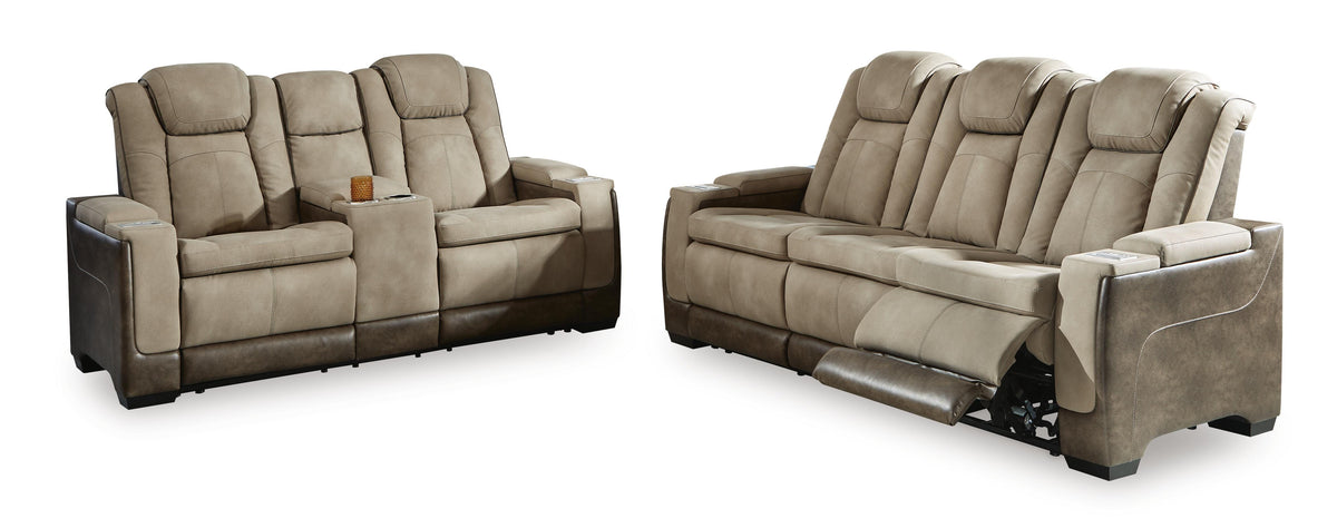 Sand / Sofa and Loveseat Set, complete matching set