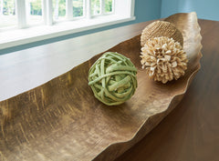 Antique Gold Finish antique gold-tone tray, product view 3 - 3