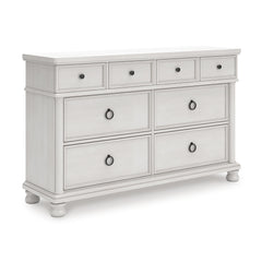 Antique White / Dresser, complete product angled view - 1