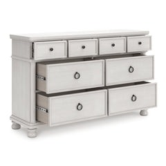 Antique White / Dresser, drawers open - 2