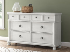 Antique White / Dresser, room setting; accessories not included - 4
