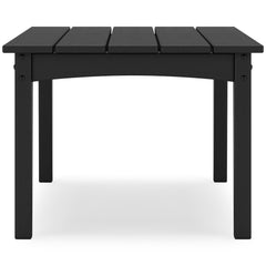 Black outdoor coffee table, product view 3 - 3