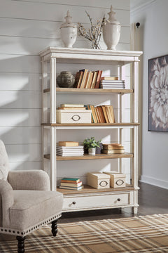 Brown/White Bookcase, product view 5 - 5