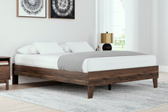 Brown / Queen, room view; mattress, bedding and accessories not included - 15
