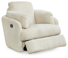 Ivory, recliner with footrest extended - 7