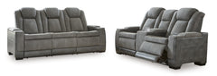 Slate / Sofa and Loveseat Set, complete matching set - 5
