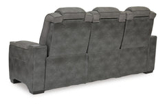 Slate / Sofa and Loveseat Set, rear upholstery view - 8