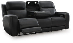 Onyx, complete sofa with power recliner extended - 7
