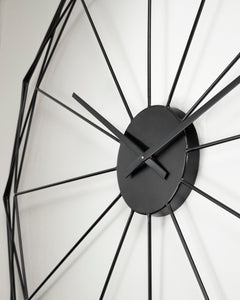 Black Wall Clock, view 3 - 3