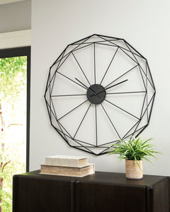 Black Wall Clock, view 5 - 5