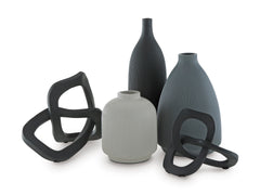 Black/Tan/Gray five-piece accessory set, product view 2 - 2
