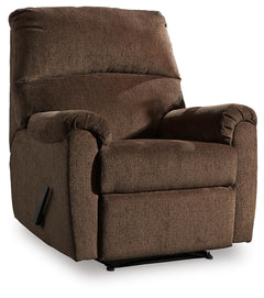 Chocolate, complete recliner angled view - 1