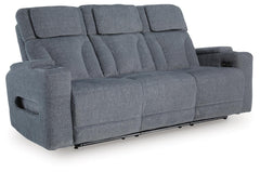 Steel, complete sofa closed angle view - 1