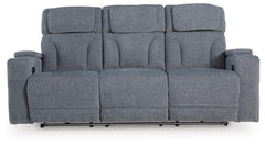 Steel, complete sofa front view - 4