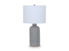 Gray Blue table lamp, full product view - 1