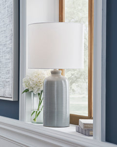 Gray Blue table lamp, product view 2 - 2