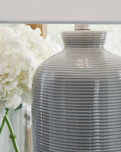Gray Blue table lamp, product view 3 - 3