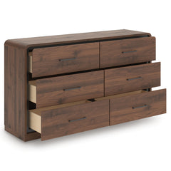 Walnut Brown / Dresser, drawers open - 2