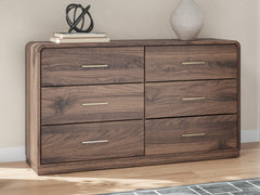 Walnut Brown / Dresser, room setting; accessories not included - 4