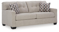 Pebble, full sleeper sofa closed angled view - 1