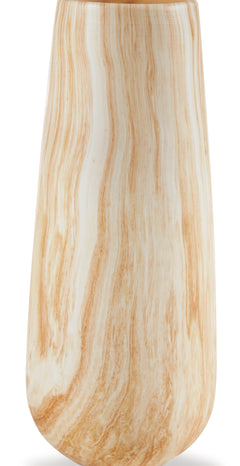 Tan/White 14.25-inch height vase, product view 4 - 8