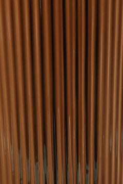 Burnt Umber 14.88-inch height vase set, individual vase finish detail - 12