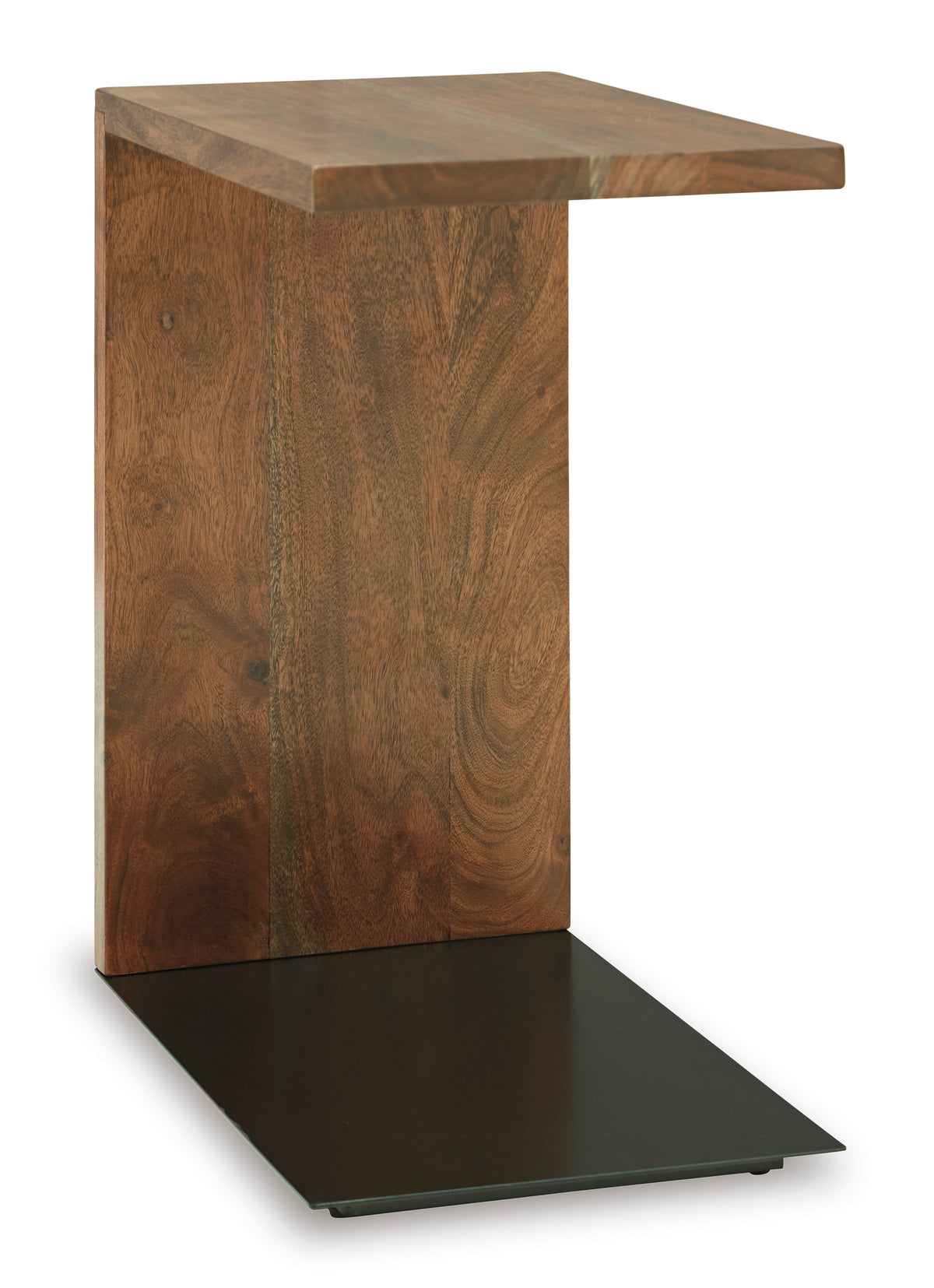 Brown/Black Accent Table, full product view