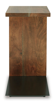 Brown/Black Accent Table, product view 2 - 2