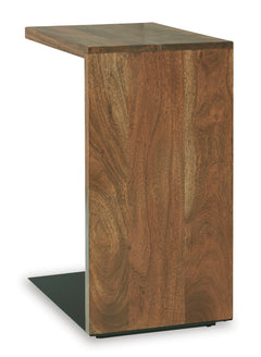 Brown/Black Accent Table, product view 4 - 4