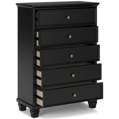 Black, chest with drawers open - 7