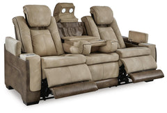 Sand, complete sofa with footrests extended - 3