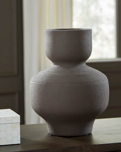 Dalsen Brown Sculptural Polyresin Vase