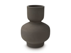 Brown 12.75-inch height vase, product view 2 - 2