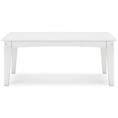 White outdoor coffee table, product view 2 - 8
