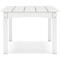 White outdoor coffee table, product view 3 - 9