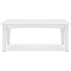 White outdoor coffee table, product view 4 - 10