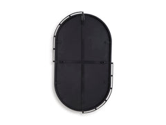 Black Valkings accent mirror, product view 3 - 3