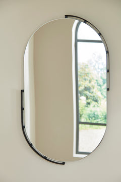 Black Valkings accent mirror, product view 5 - 5