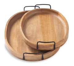 Brown/Black two-piece tray set, product view 3 - 3