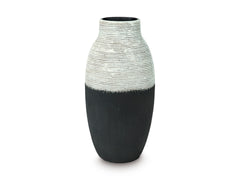 Antique White/Black 16.25-inch height vase, product view 2 - 5