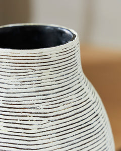 Antique White/Black 16.25-inch height vase, product view 3 - 6