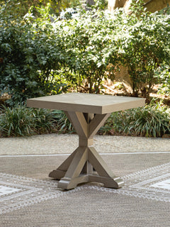 Beige, alternate outdoor setting; accessories excluded - 4