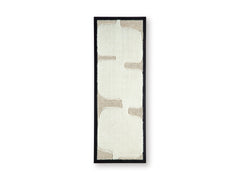 Taupe Kadworth wall decor, full product view - 1