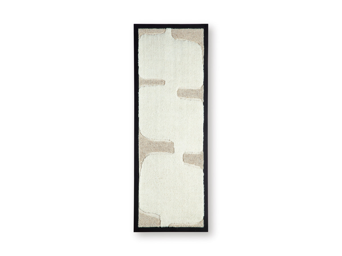 Taupe Kadworth wall decor, full product view