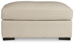 Almond, complete ottoman front view - 3